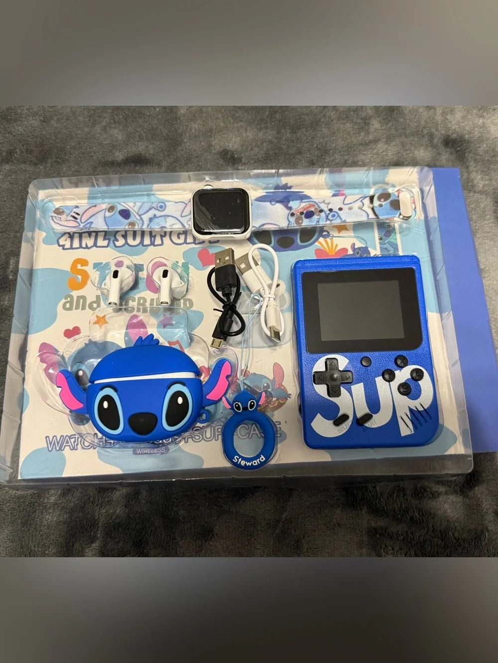 Stitch Themed Wireless Gift Set - Blue